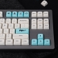 Sea Salt 104+31 XDA profile Keycap Set Cherry MX PBT DYE Sublimation for Mechanical Gaming Keyboard English / Japanese